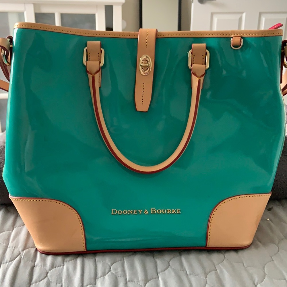 Limited Edition Teal and Beige Dooney and Bourke